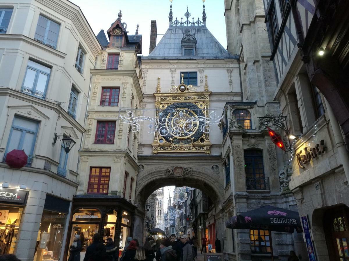Grand Appartement Proche Chu Rouen Eksteriør bilde